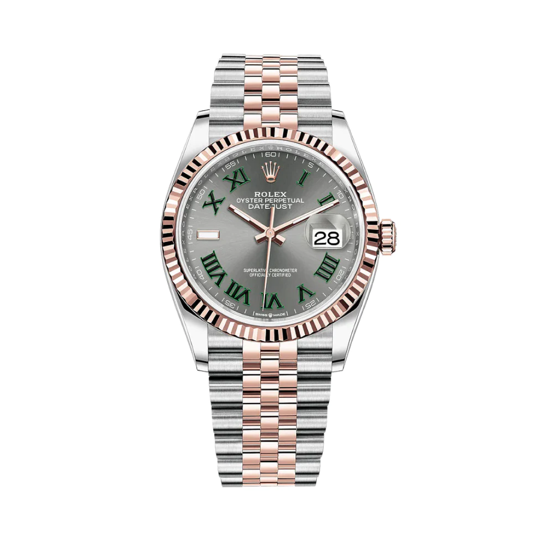 Datejust 41 Steel Rose Wimbledon