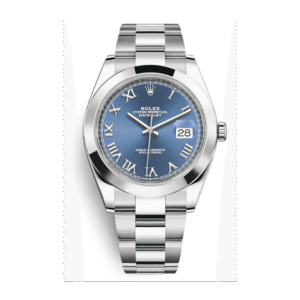 Datejust 41 Smooth Bezel Azzuro