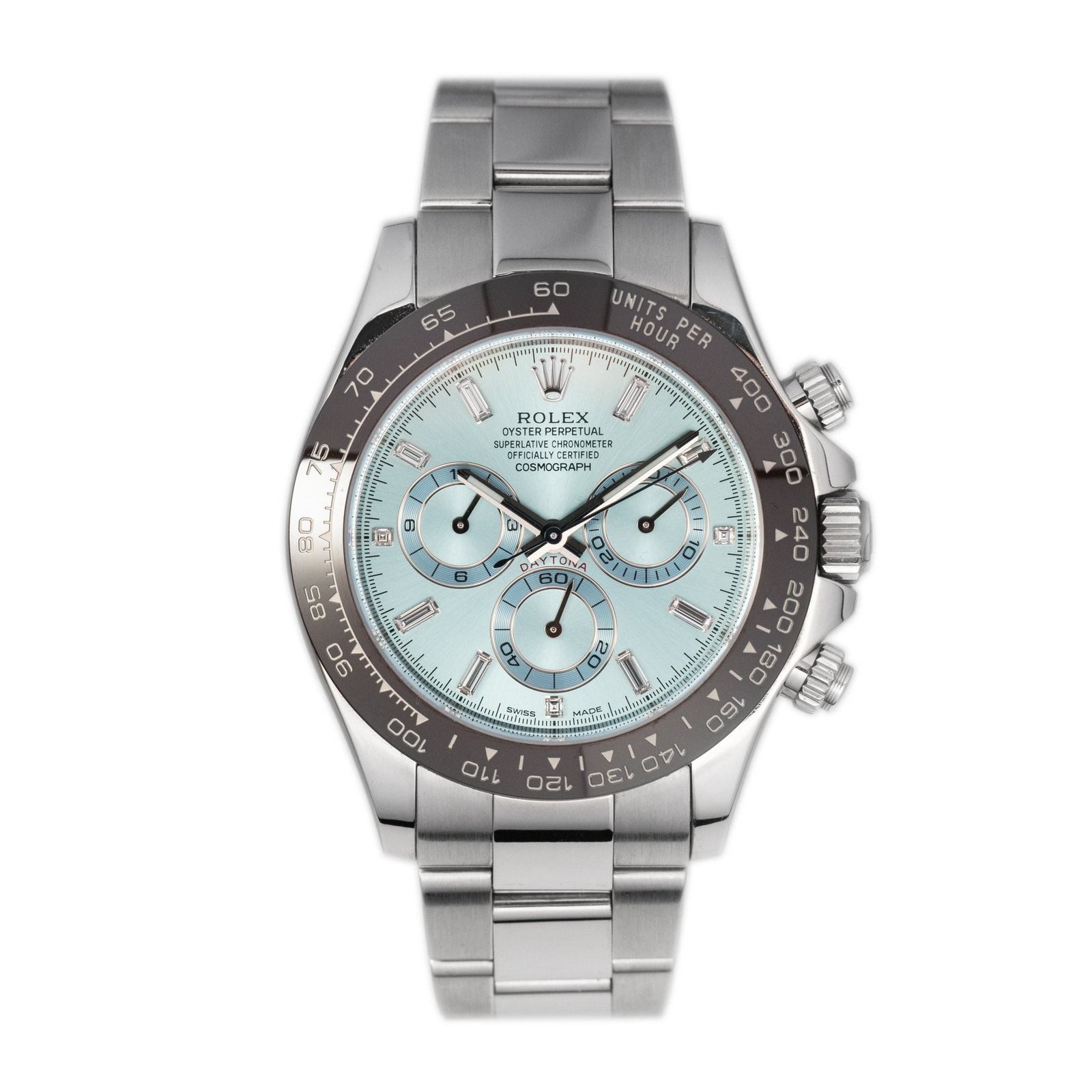 Daytona Platinum Baguette
