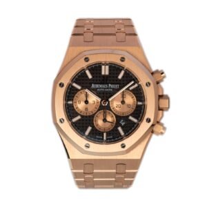 Rose Gold Black Dial