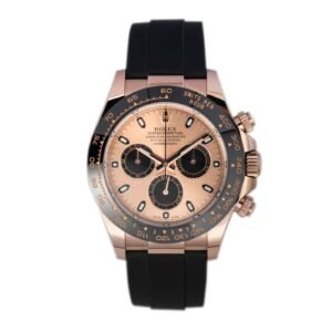Rose Gold Daytona On Oyster Flex