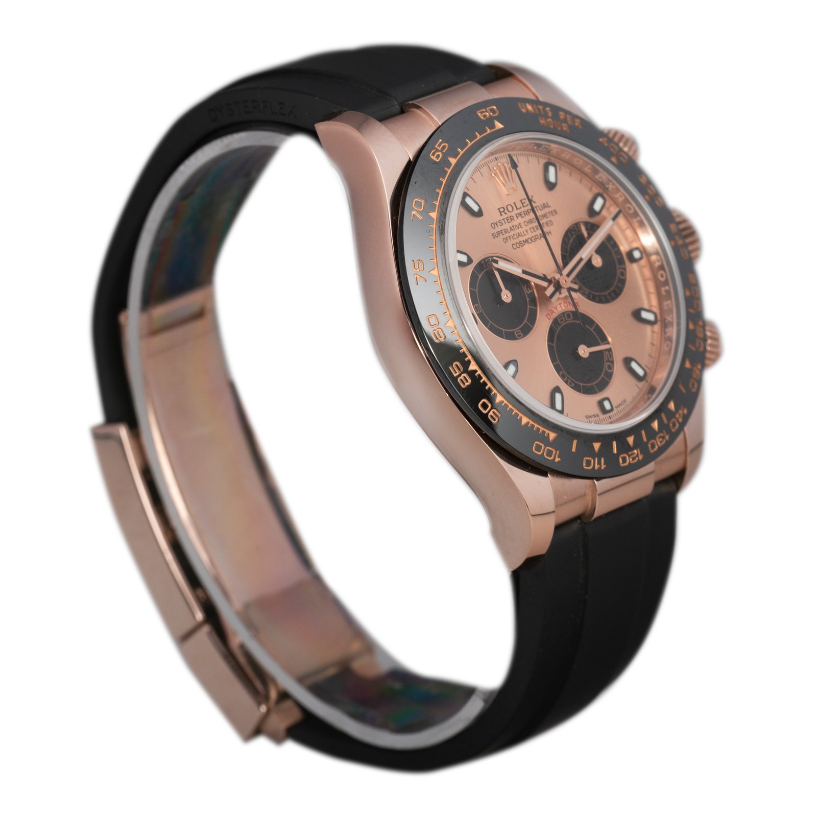 Rose Gold Daytona On Oyster Flex - Image 3