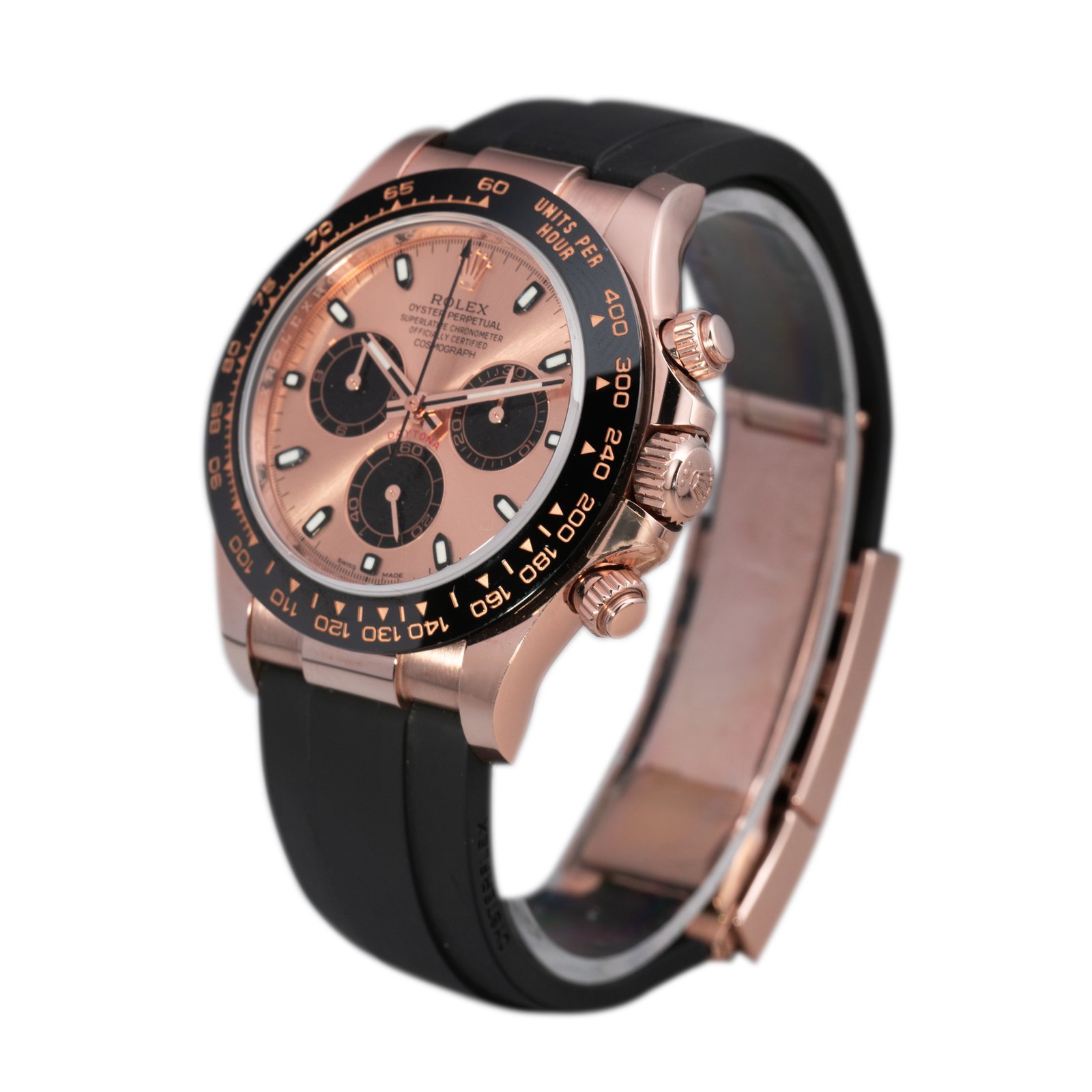 Rose Gold Daytona On Oyster Flex - Image 2